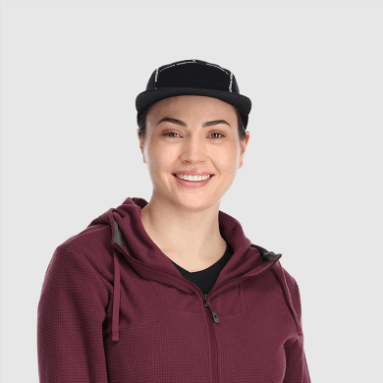 Outdoor Research Verklebte 5-Panel-Kappe Schwarz