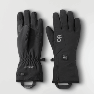 Outdoor Research SureShot Beheizbare Softshell-Handschuhe Für Herren Schwarz