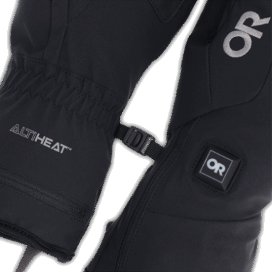 Outdoor Research SureShot Beheizbare Softshell-Handschuhe Für Herren Schwarz
